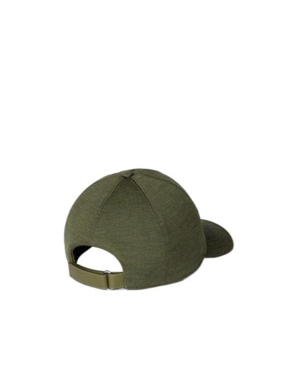 Gucci Green Embroidered Wool Baseball Hat for men