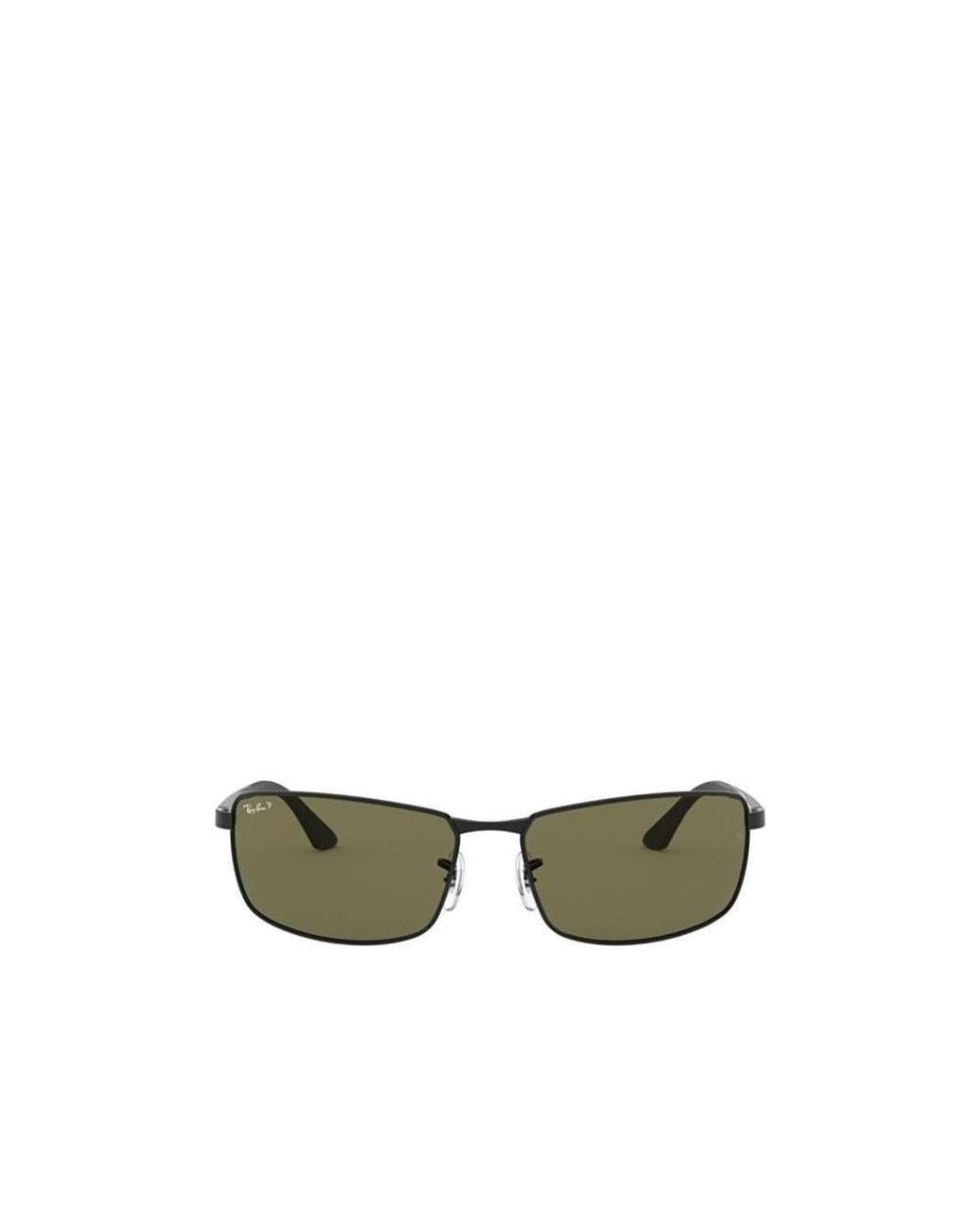 Ray-Ban Green Rb3498 Rectangular Frame Polarised Sunglasses for men