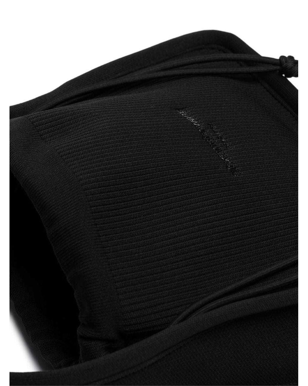 Alexander Wang Black Ryan Small Knitted Top Handle Bag