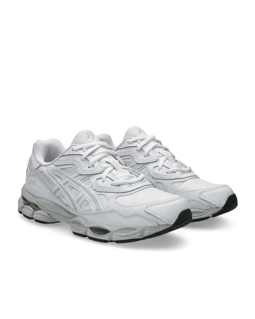 Asics White Gel-Kayano Running Shoes for men