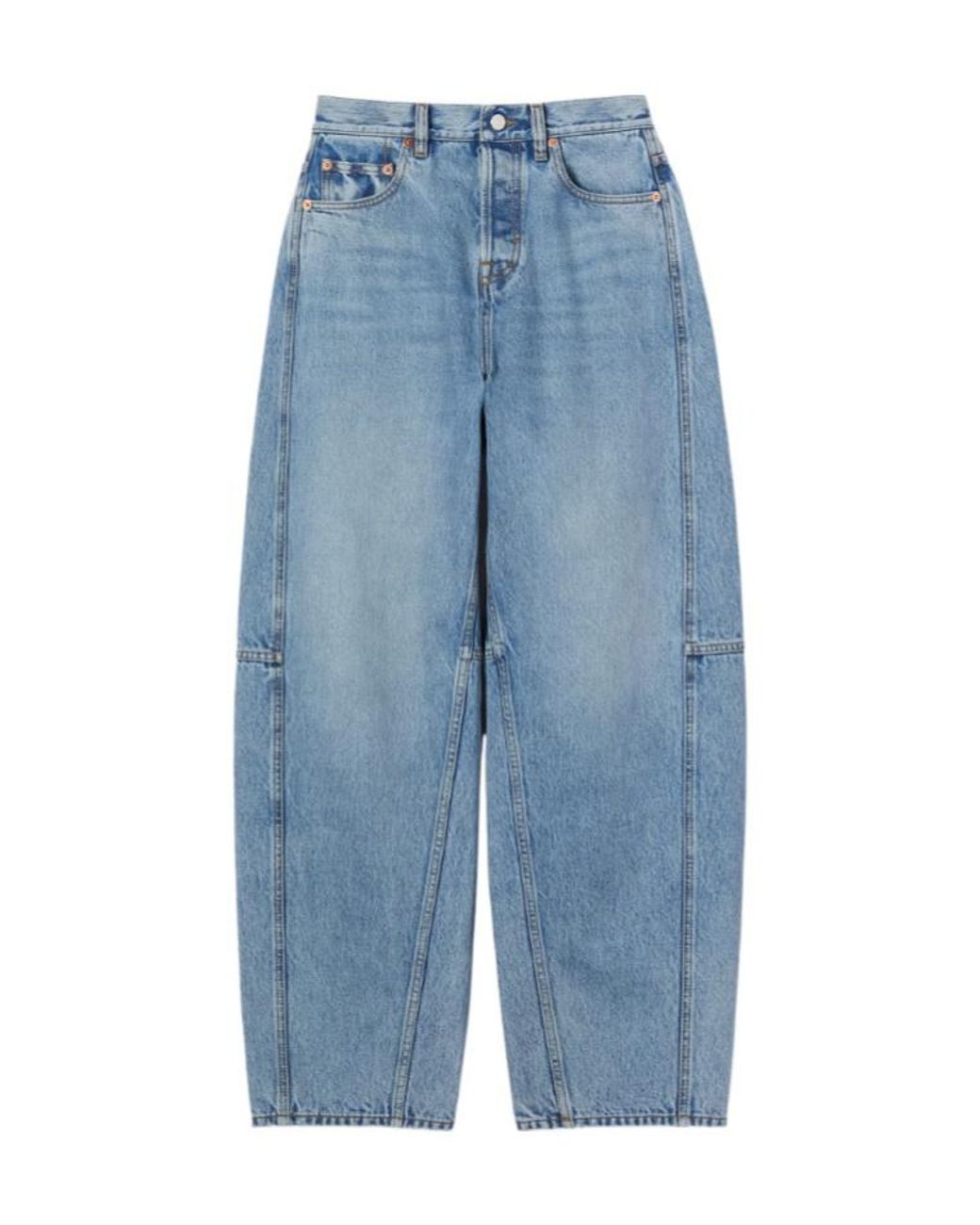【可愛く春を彩る♪】GUCCI Balloon Jeans Gucci Balloon Denim Pant With Petite Fit in Blue | Lyst