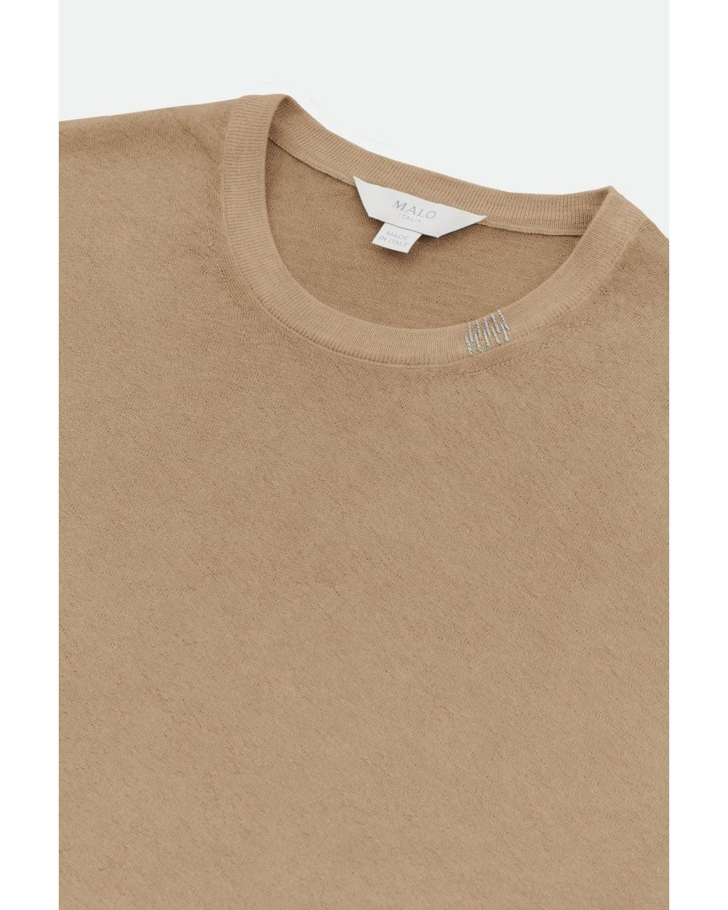 Malo Natural Tavolozza Crew Neck for men