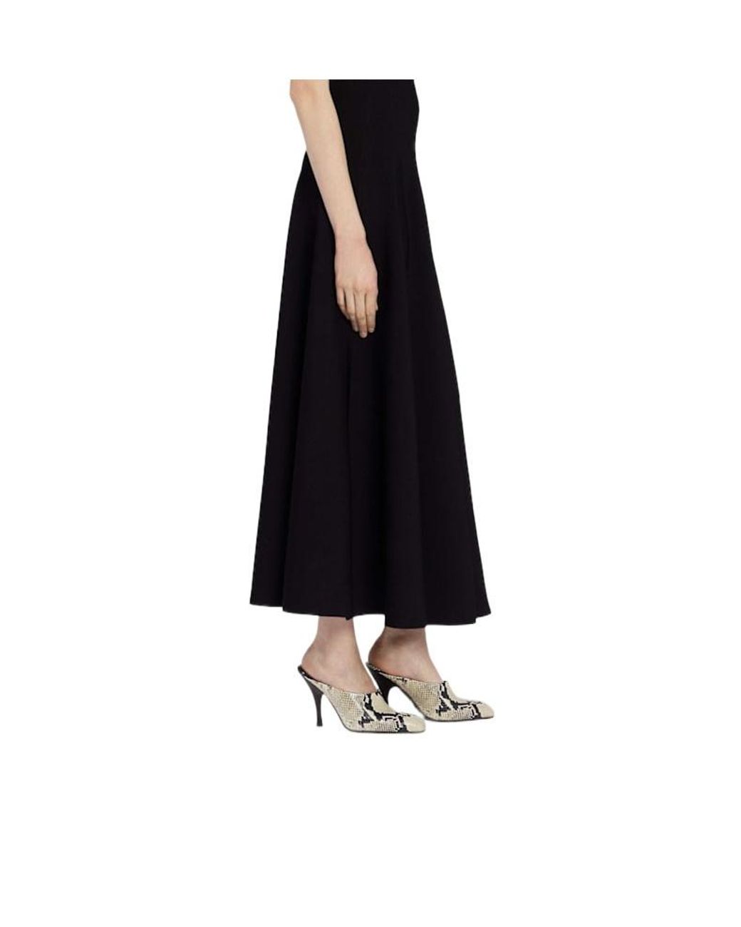 Khaite White Square-Toe Mules
