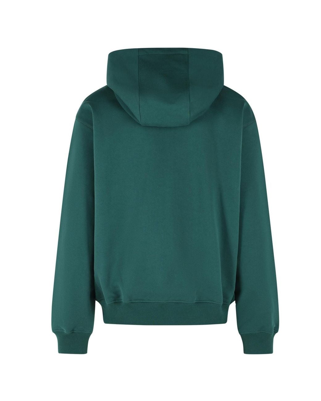 Casablanca Green Logo Zip-Up Hoodie for men