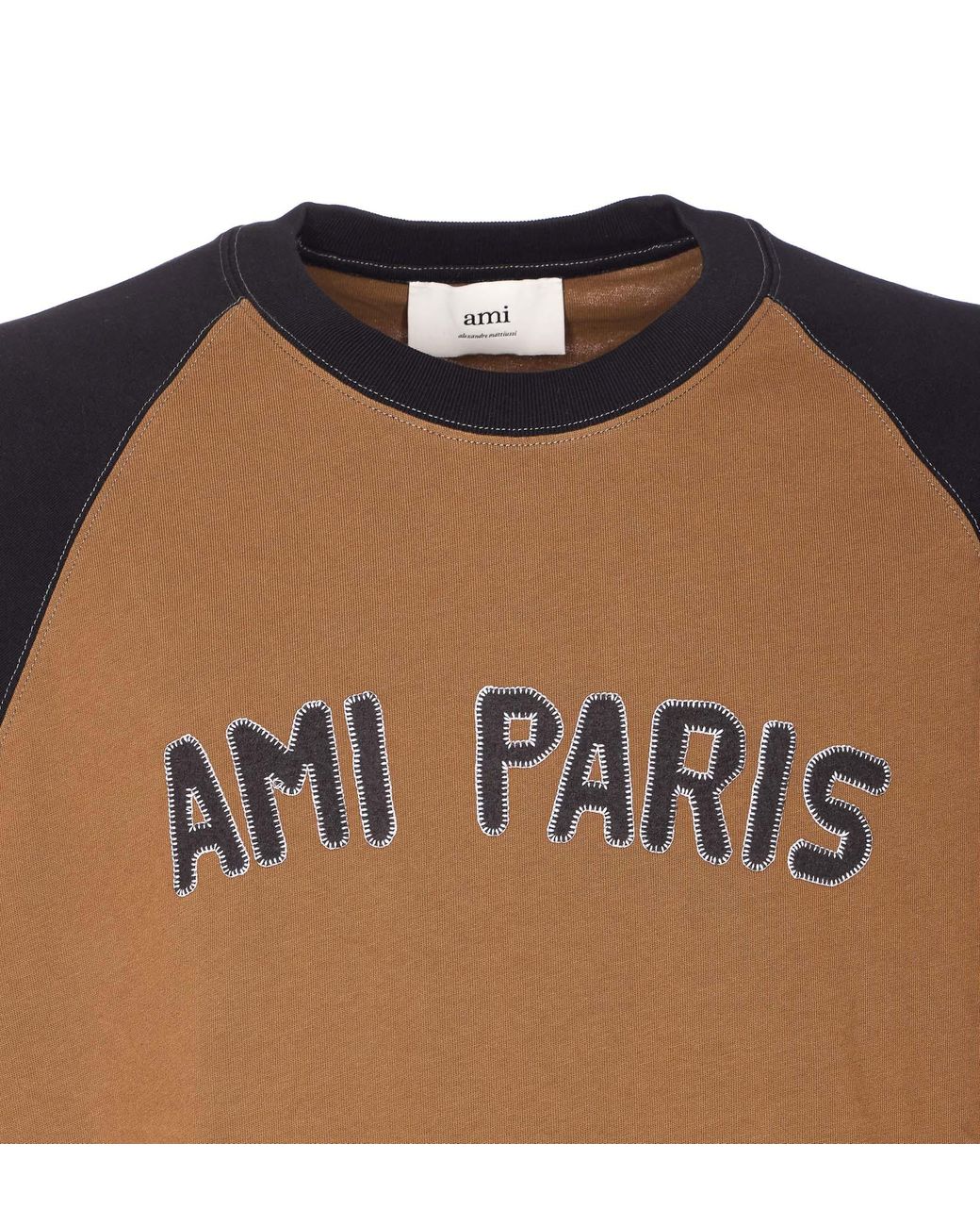 AMI Brown Ami T-Shirts And Polos Cotton for men