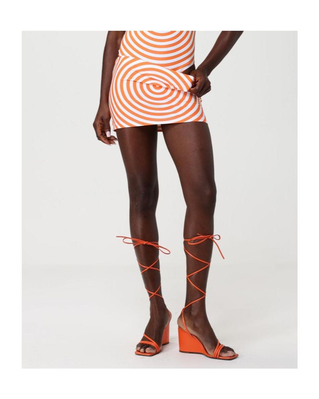 Jean Paul Gaultier Pink The Target Mini Skirt
