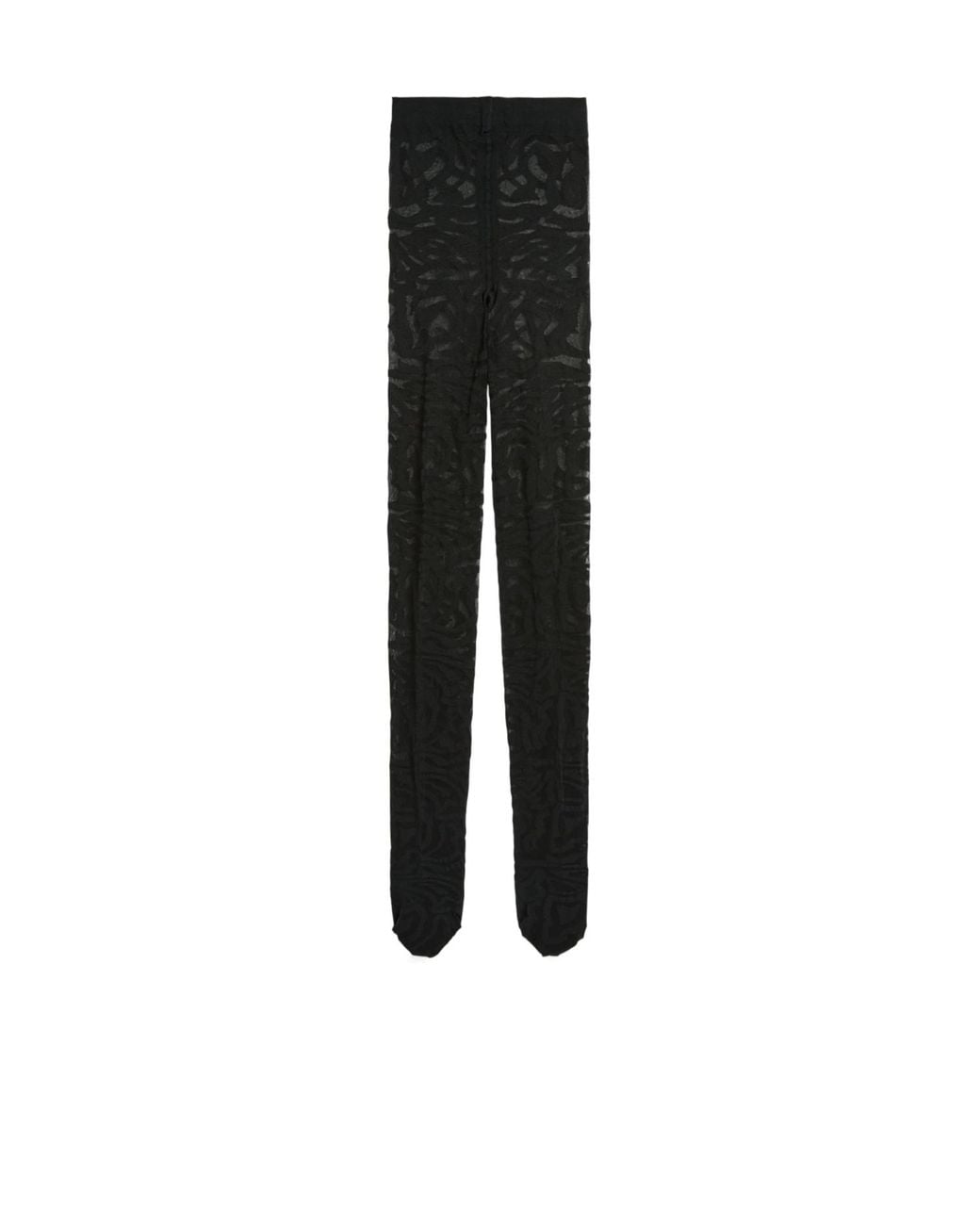 Emilio Pucci Black Jacquard Tights