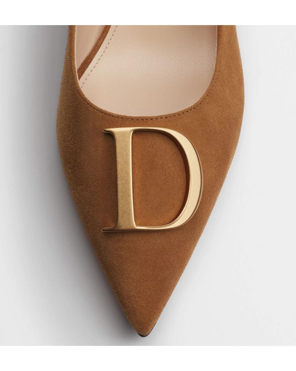 Dior Brown Initials Pump