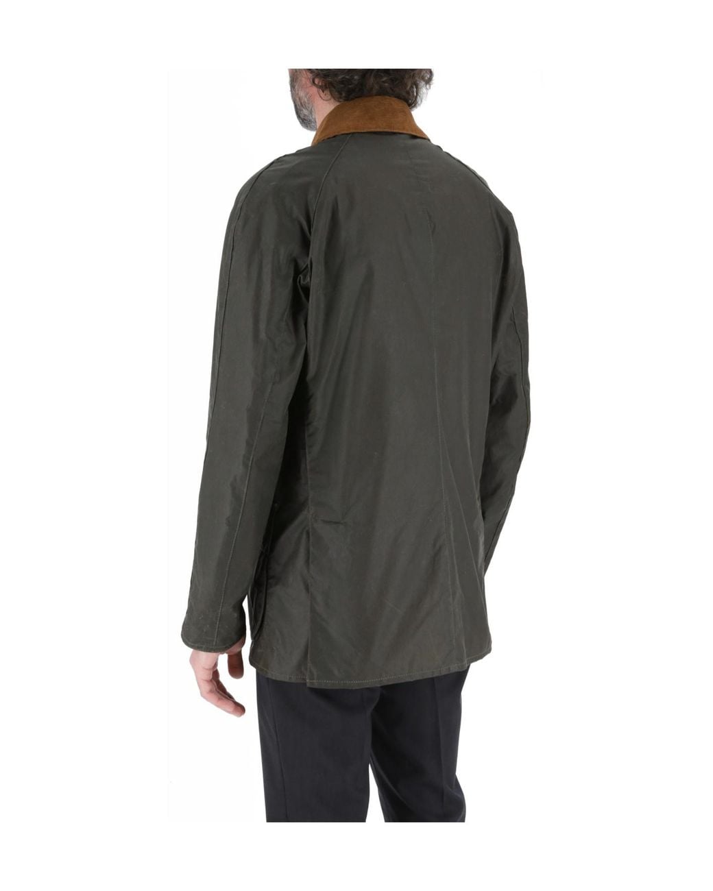 Barbour Gray Ashby Buttoned Long Sleeved Coat for men