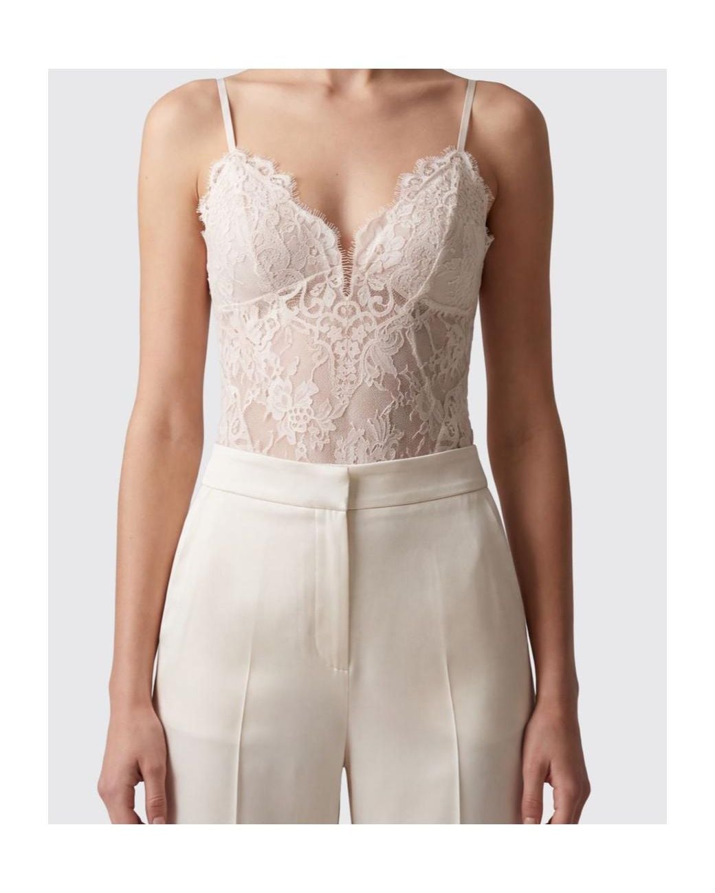 Zimmermann White Lace Teddy
