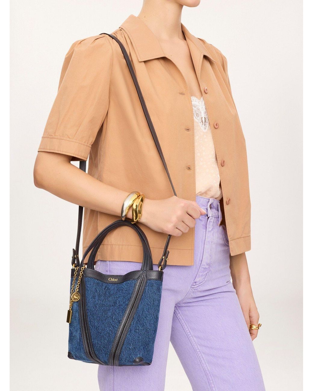 Chloé Blue Spin Shoulder Bag