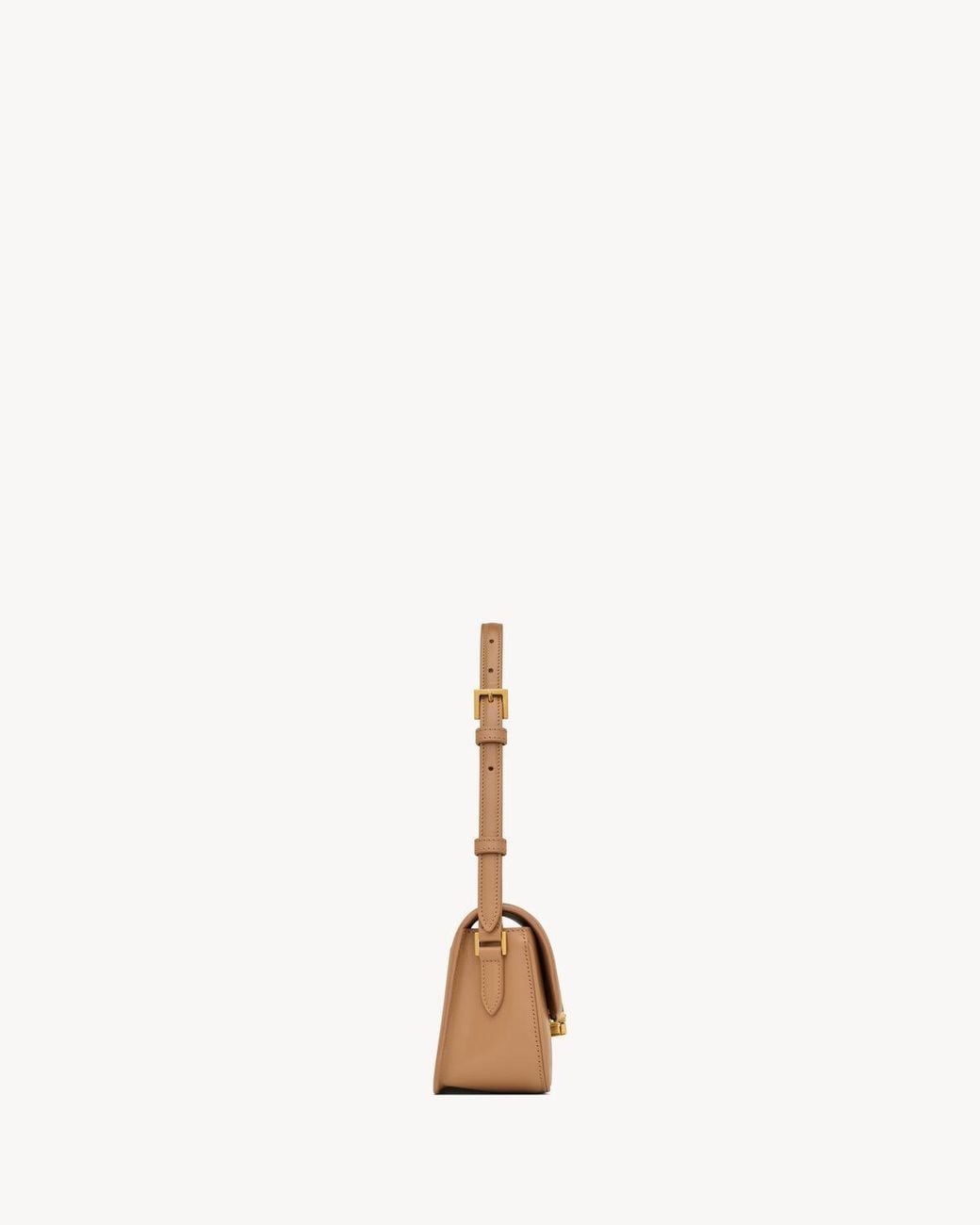 Saint Laurent White Solferino Foldover Top Mini Shoulder Bag