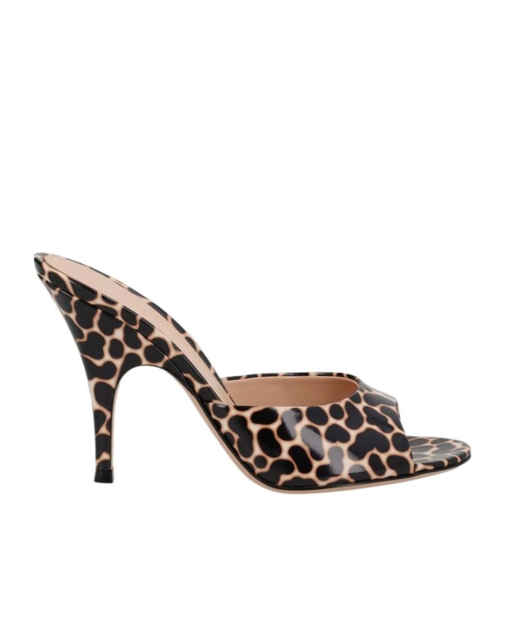Gianvito Rossi Metallic Open-Toe High-Heeled Sandals