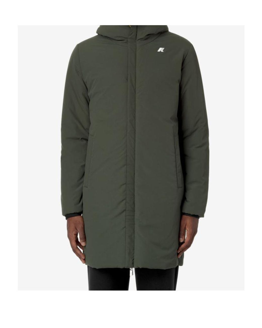 K-Way Green Jacob St Warm Reversible Jacket