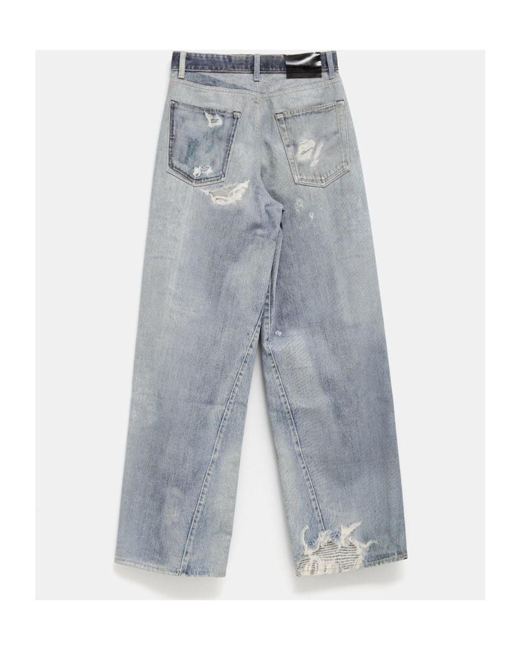 Our Legacy Blue Full Cut High-Rise Wide-Leg Jeans