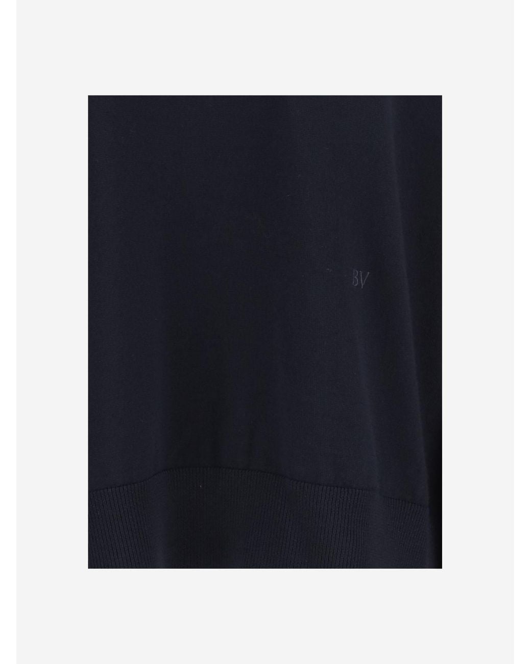 Bottega Veneta Blue High Neck Knitted Jumper