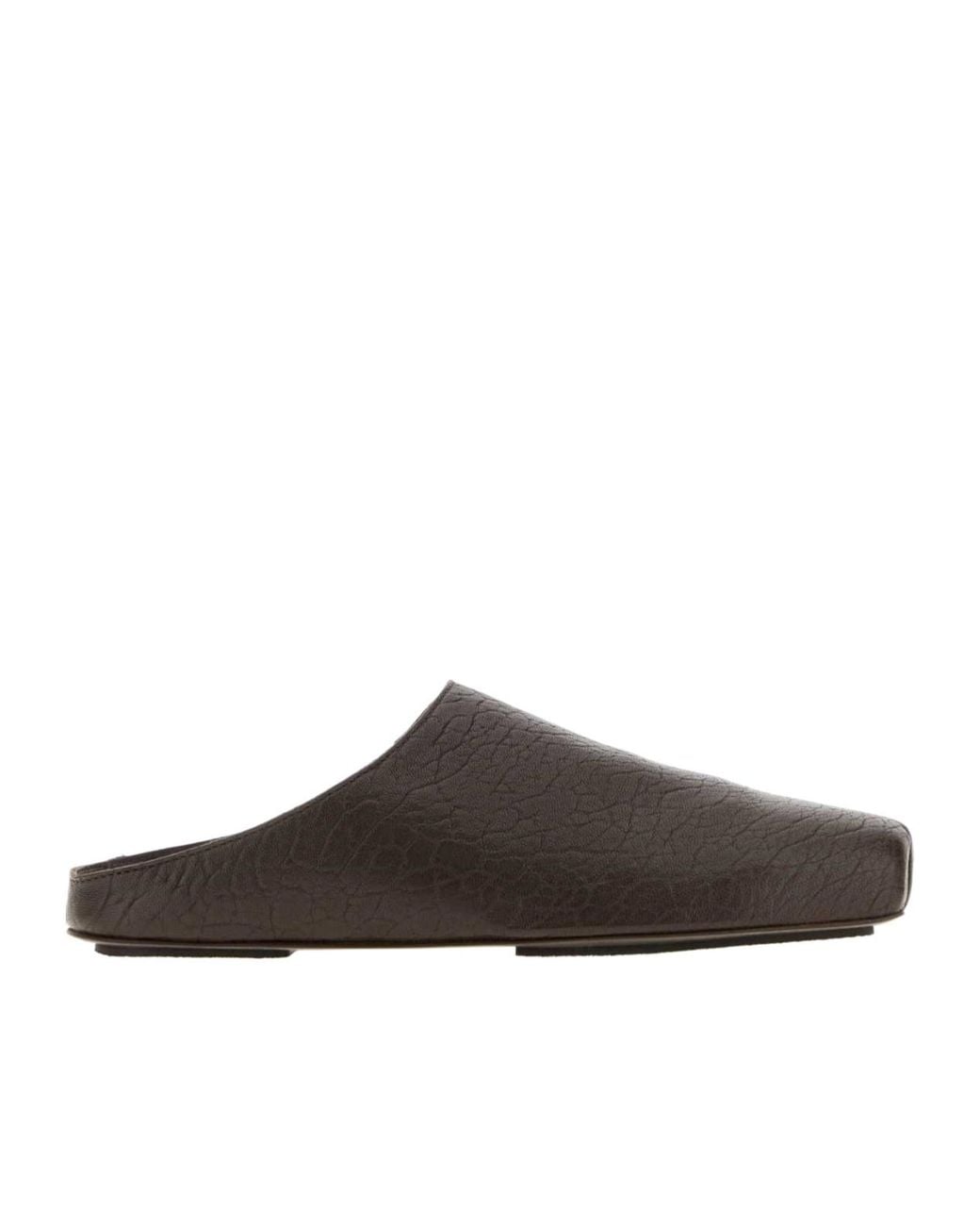 Uma Wang Brown Flat Mules