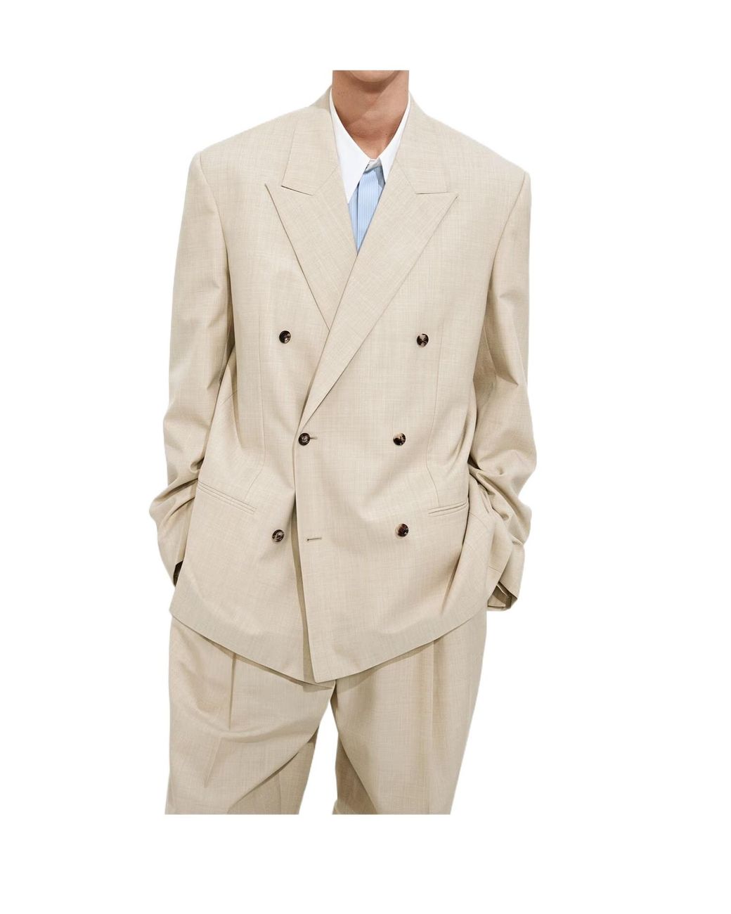 Bottega Veneta Natural Wool And Cotton Jacket for men