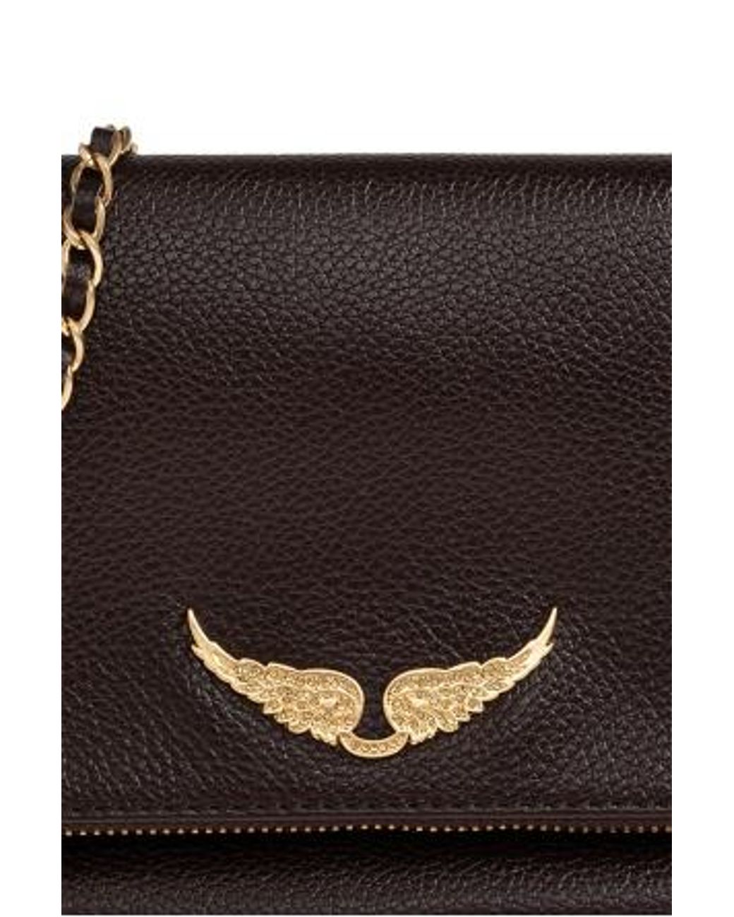 Zadig & Voltaire Black Rock Clutch Bag
