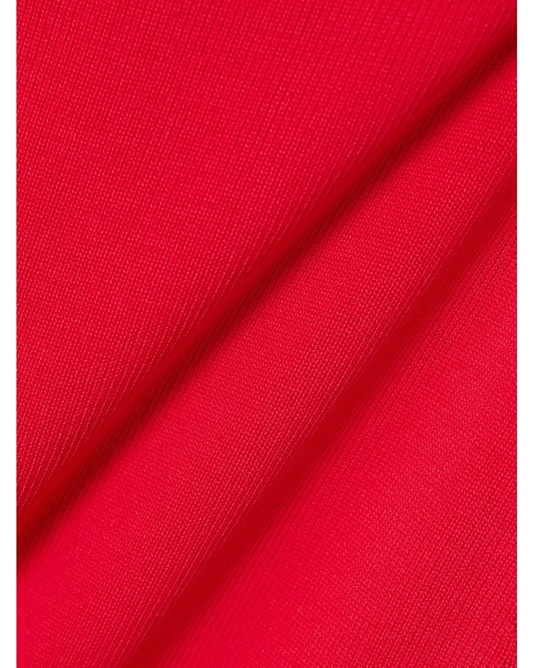 Staud Red Spaghetti Strap Dress