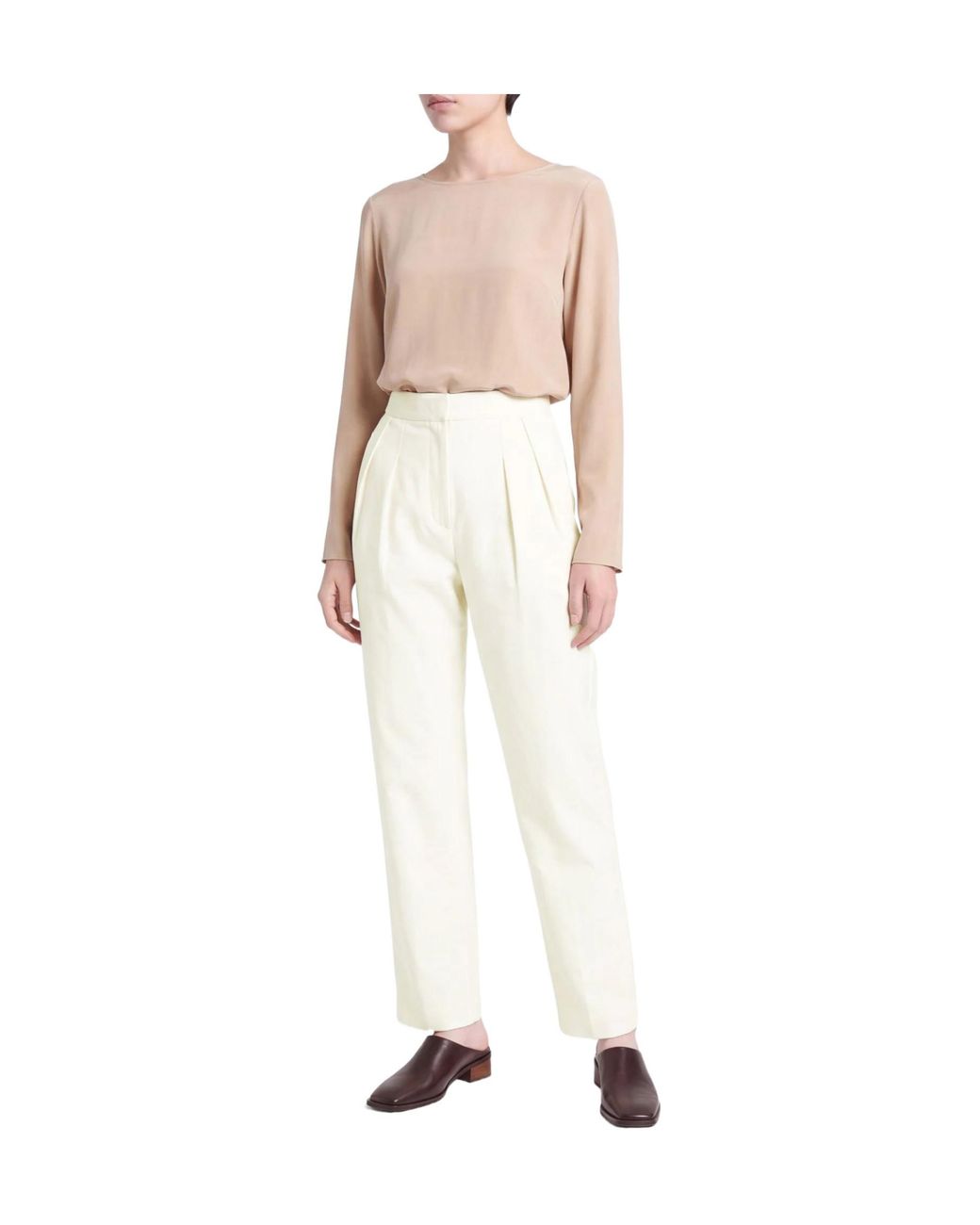Max Mara White Casual Trousers