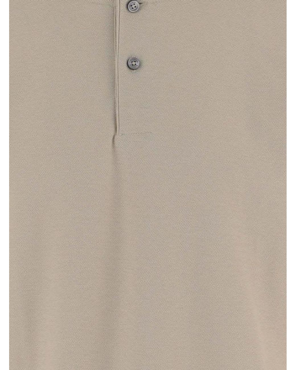 Boss Gray Buttoned Collar Polo Shirt for men