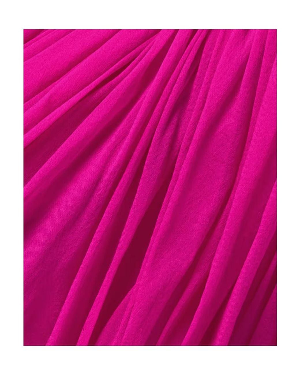 Valentino Pink Strapless Pleated Silk Chiffon Dress Dress