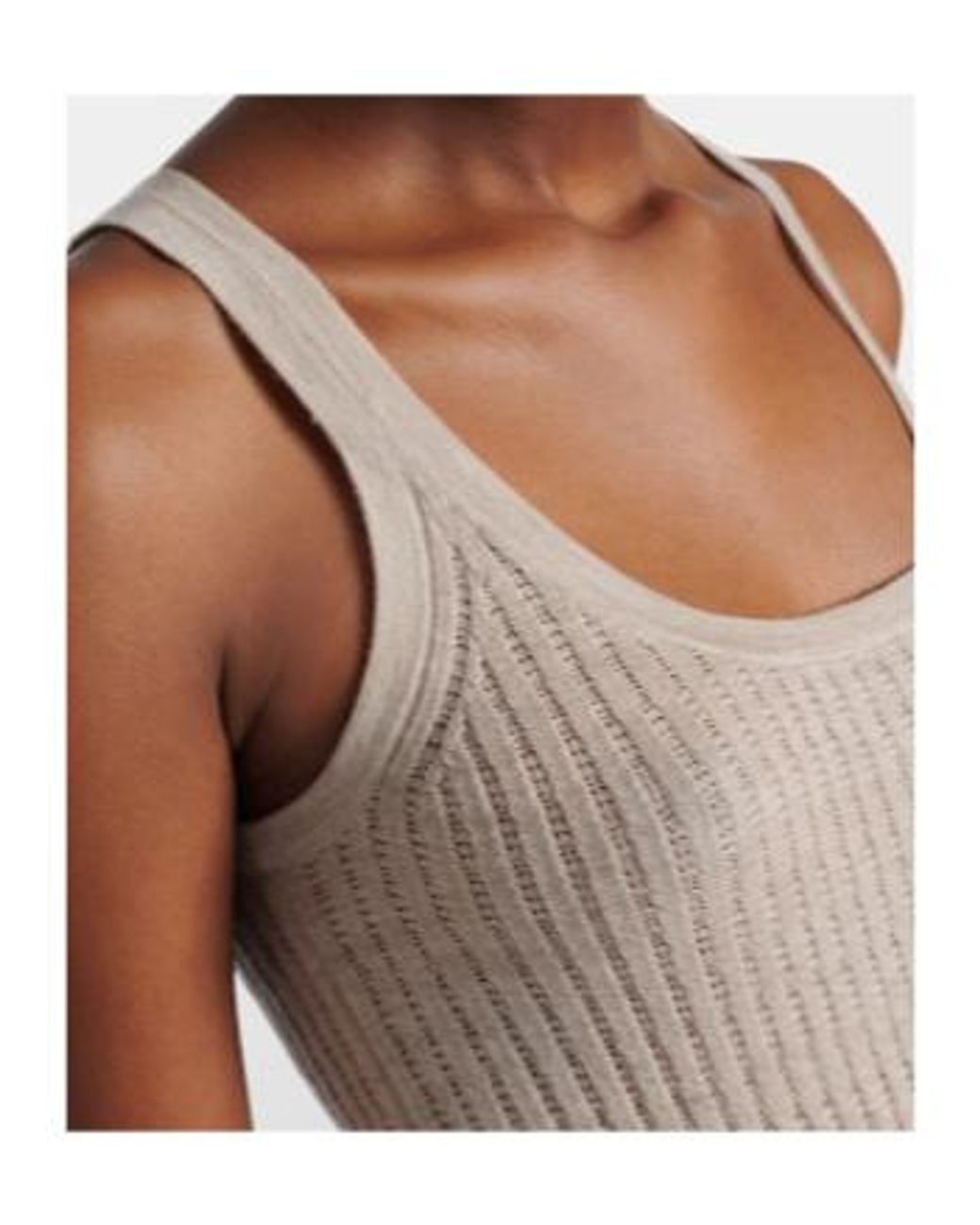 Gabriela Hearst Natural Cashmere And Silk Tank Top