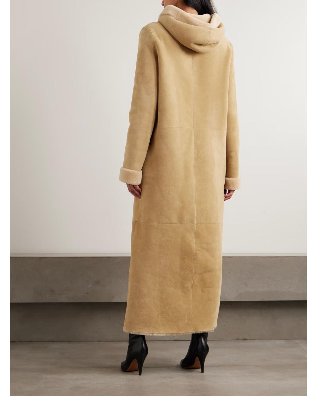 The Row Natural Anaya Hooded Coat