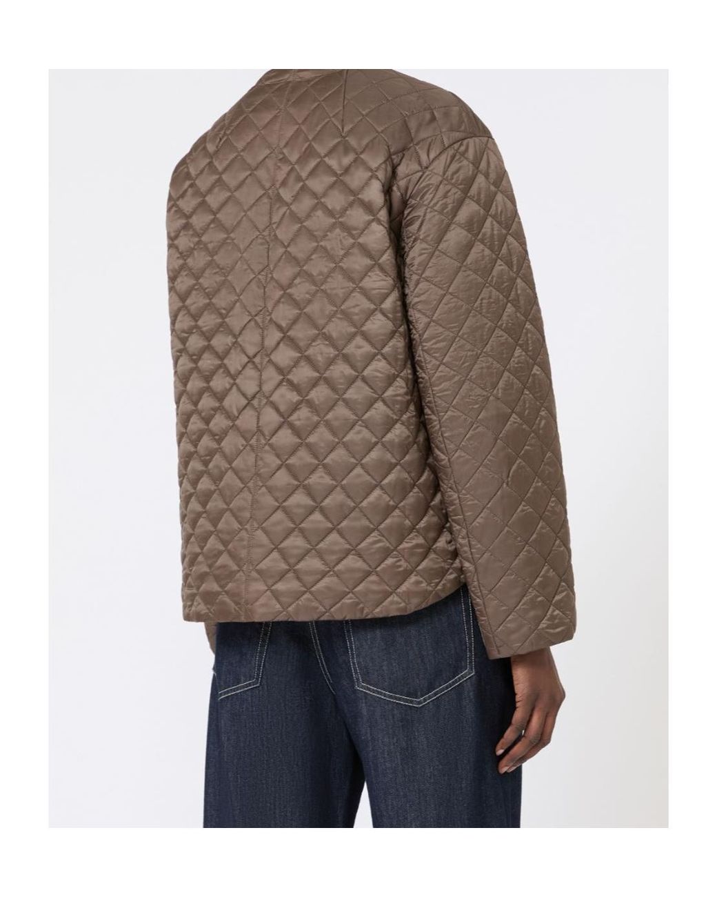 Max Mara Brown Quilted Jacket