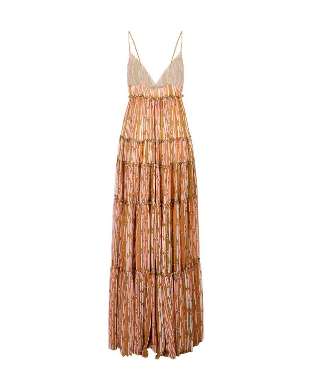 LaDoubleJ Multicolor Spaghetti-Strap Dress