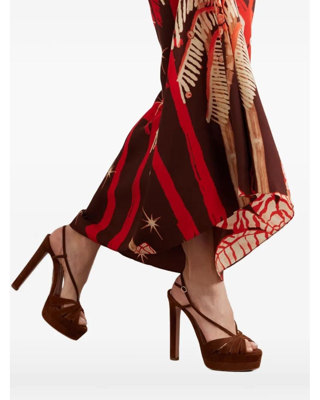 Aquazzura Brown Aimée Platform Sandals