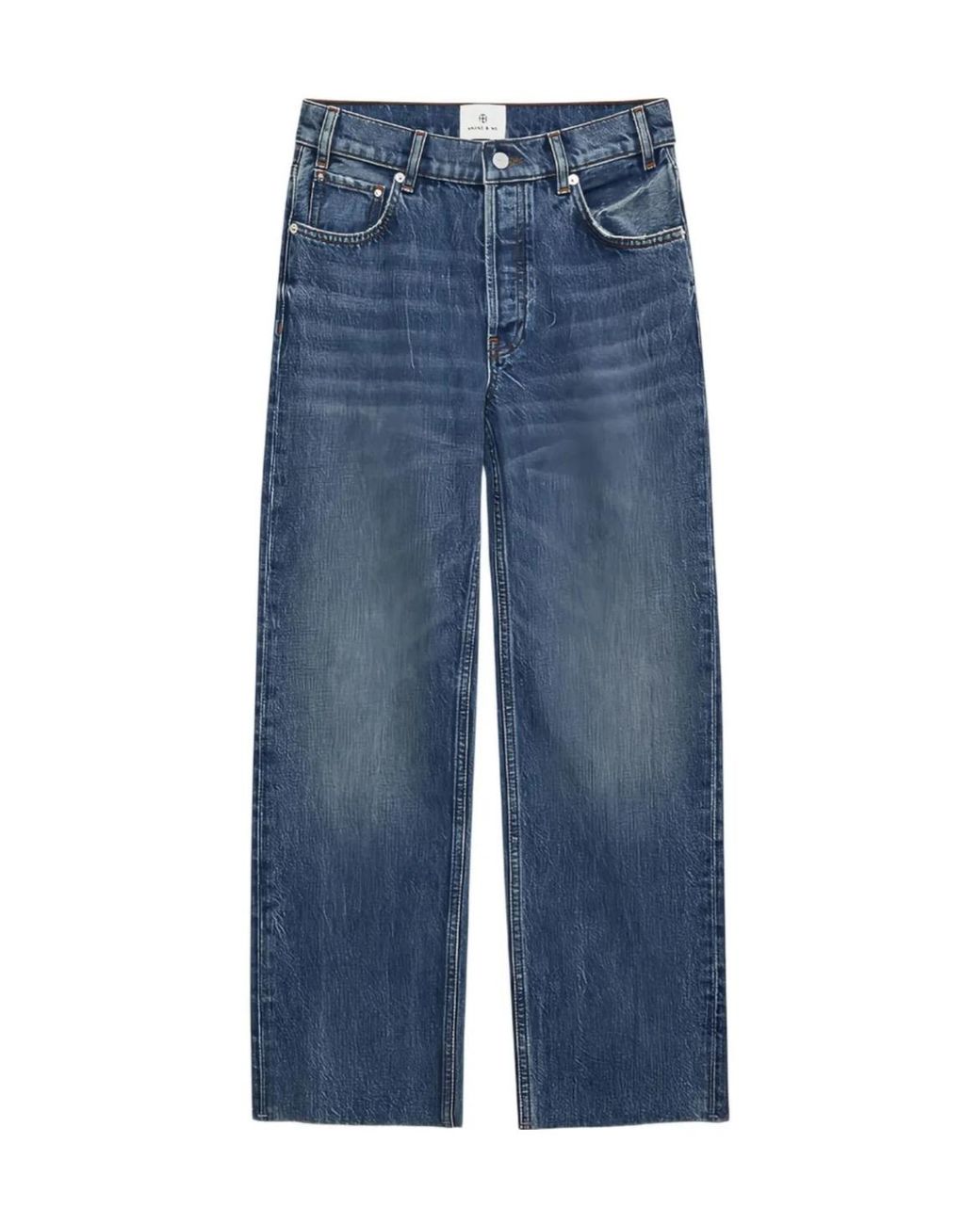 Anine Bing Blue Multi-Pocket Jeans