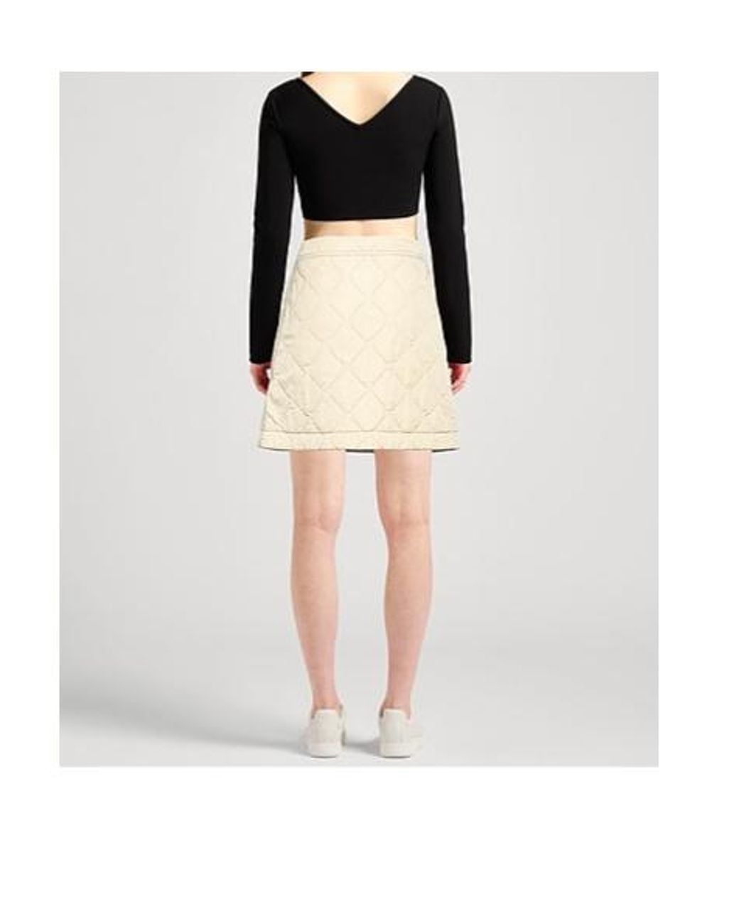 Burberry Natural Flared Skirt