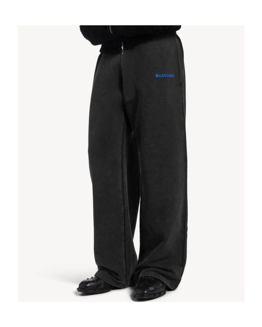 Balenciaga Black Oversized Baggy Sweatpants for men