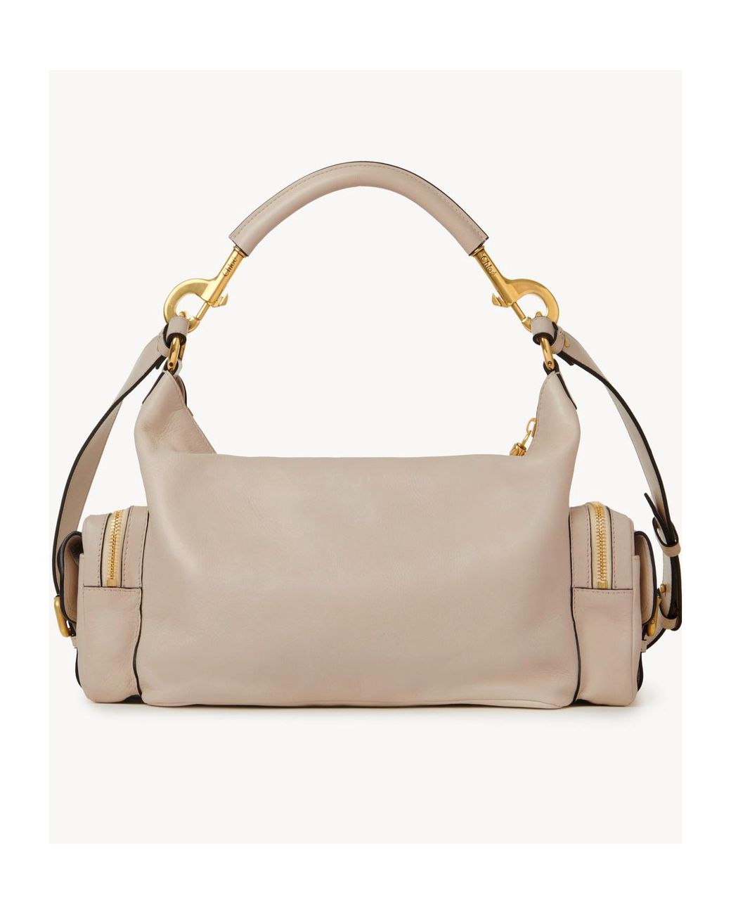 Chloé Natural Chloé Camera Zipped Tote Bag