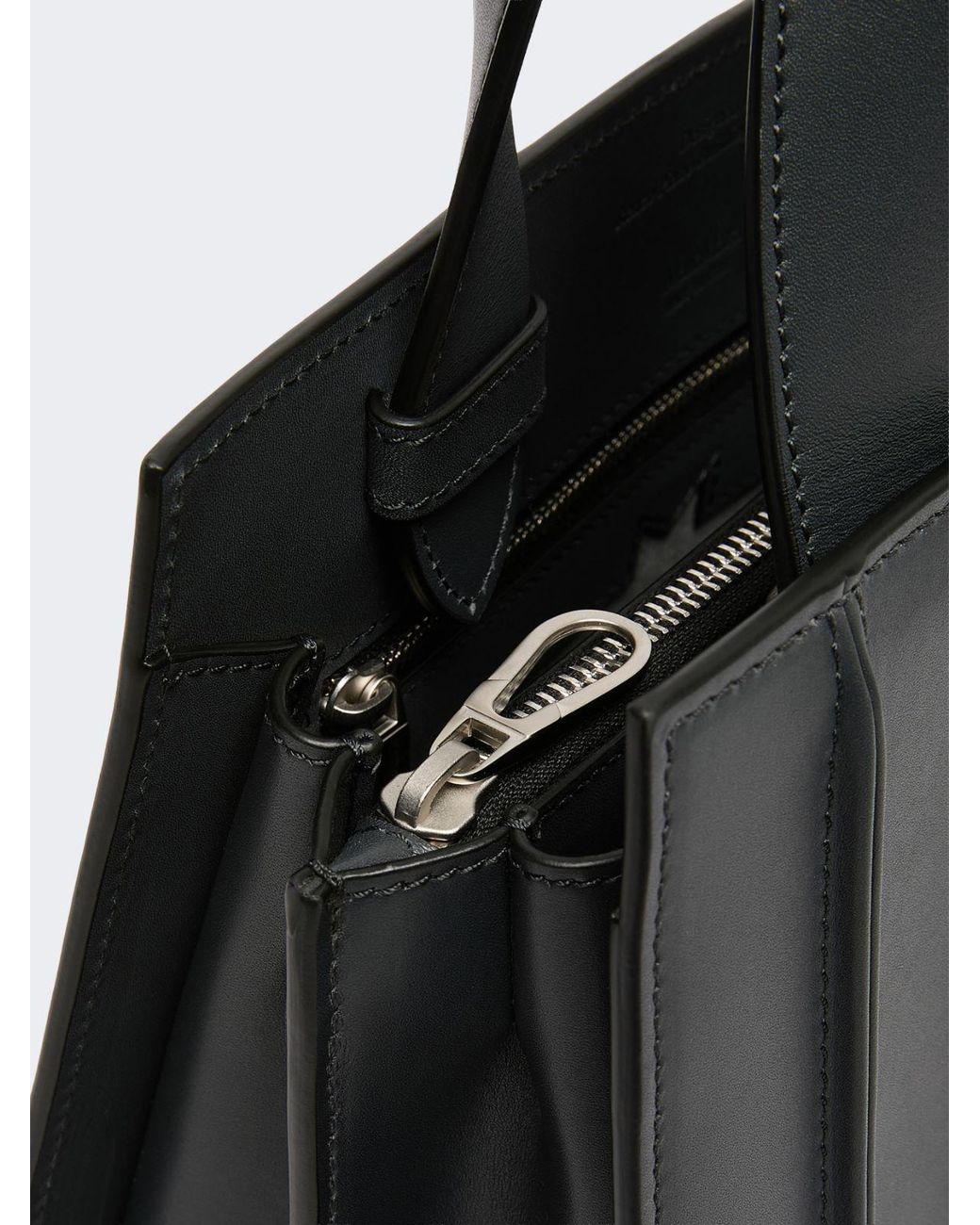 Max Mara Black Whitney Top Handle Bag