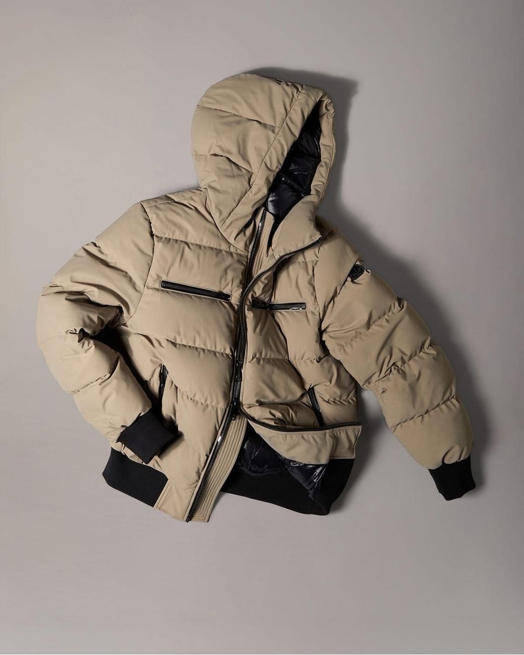 Moose Knuckles Natural Soho Down Bomber for men