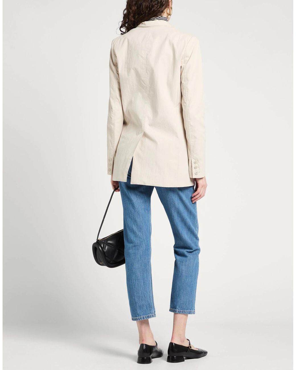 Isabel Marant Natural Single-Breasted Blazer