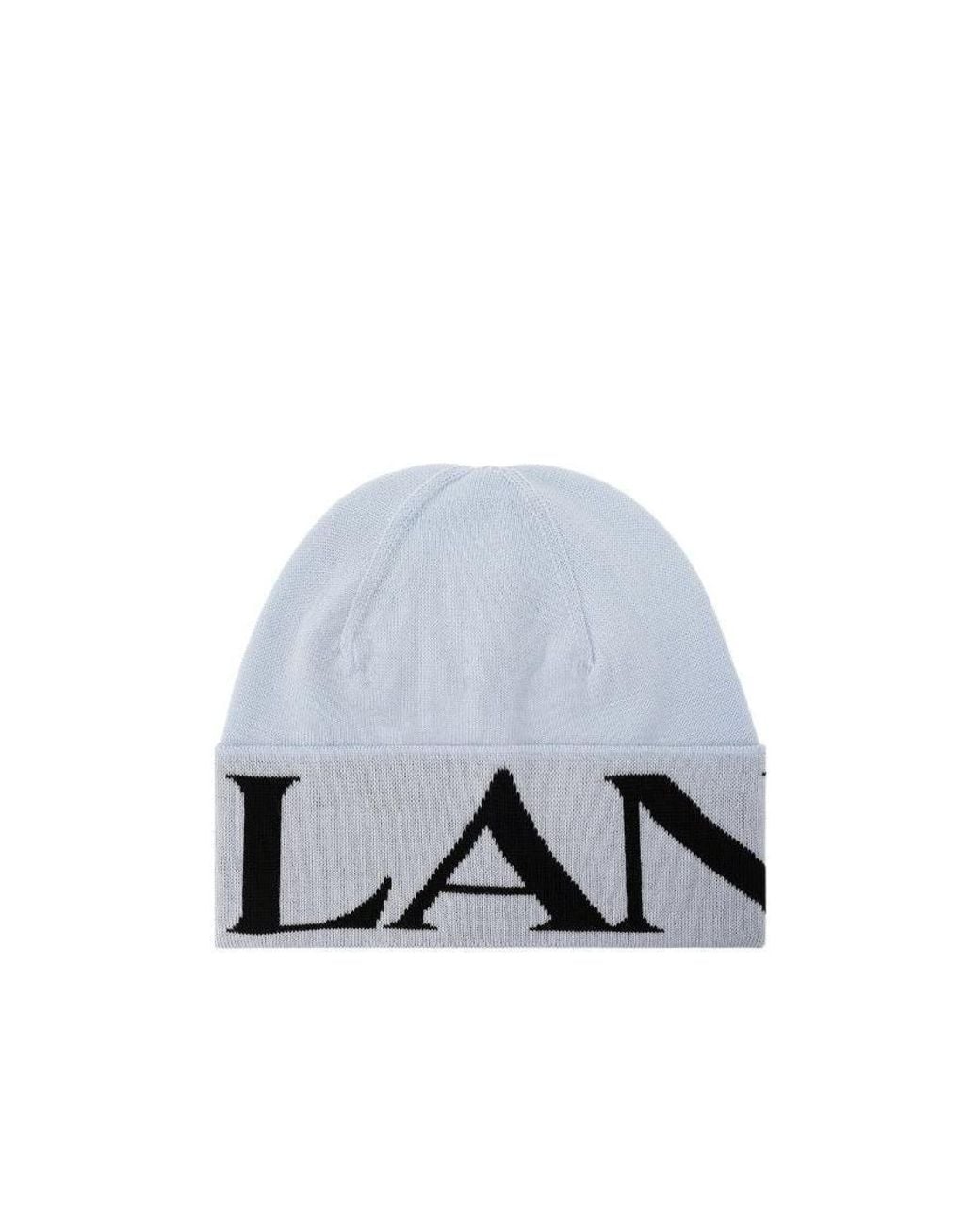 Lanvin White Logo Pee Cap Without Brim