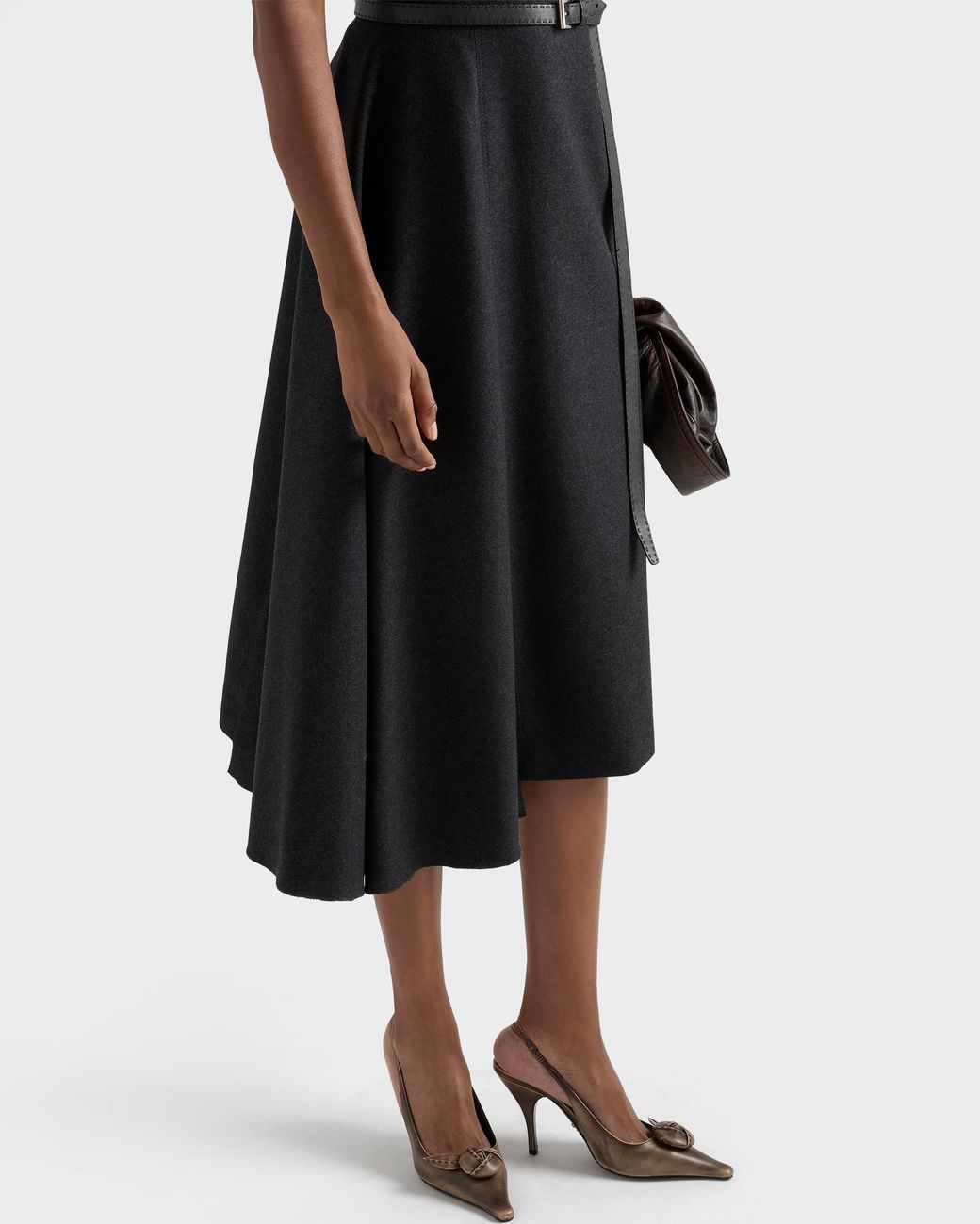 Prada Black Re-Wool Dress