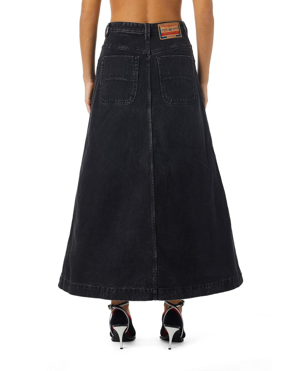 DIESEL Blue A-Line Denim Skirt