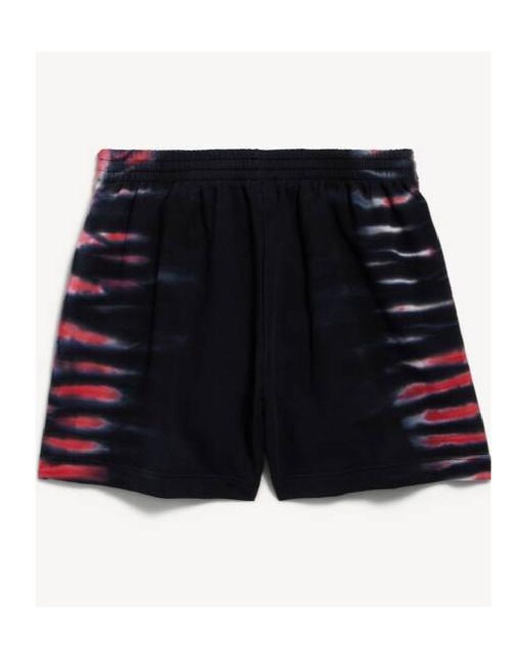 Balenciaga Red Extreme Tie Dye Regular Fit Bermuda for men