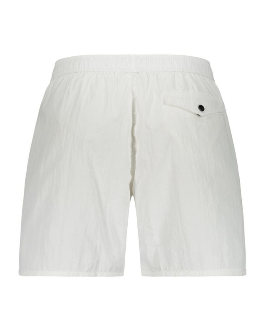 Iceberg White Elasticated Swim Shorts for men