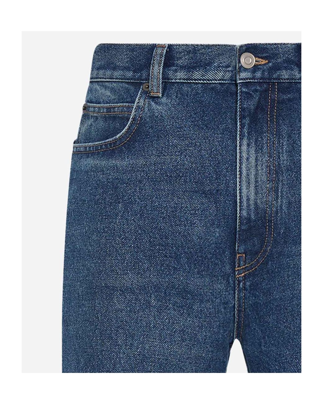 The Row Blue Vanya Straight-Leg Jeans for men