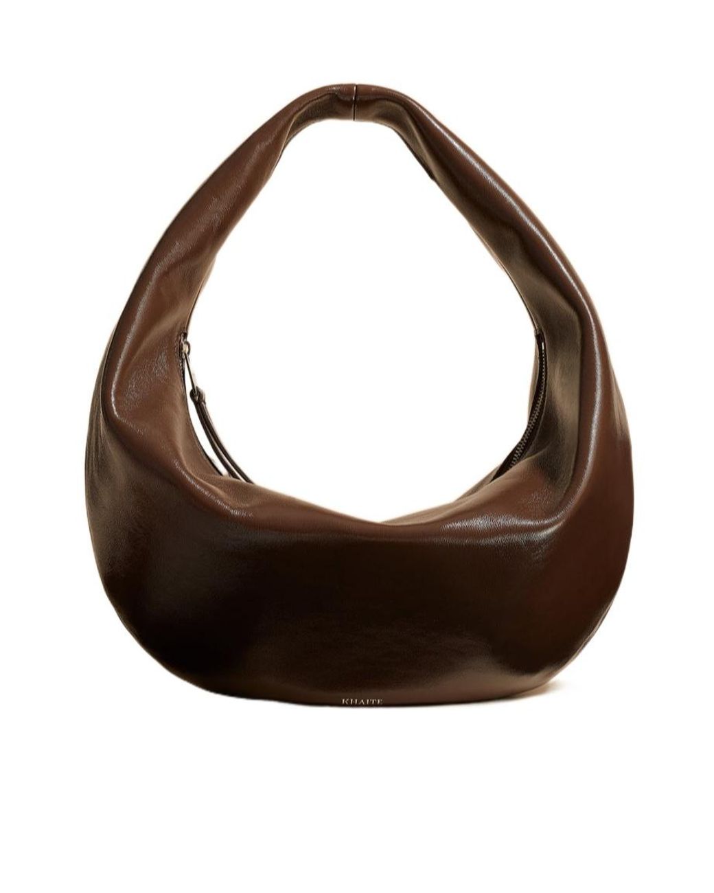 Khaite Black Olivia Zipped Tote Bag