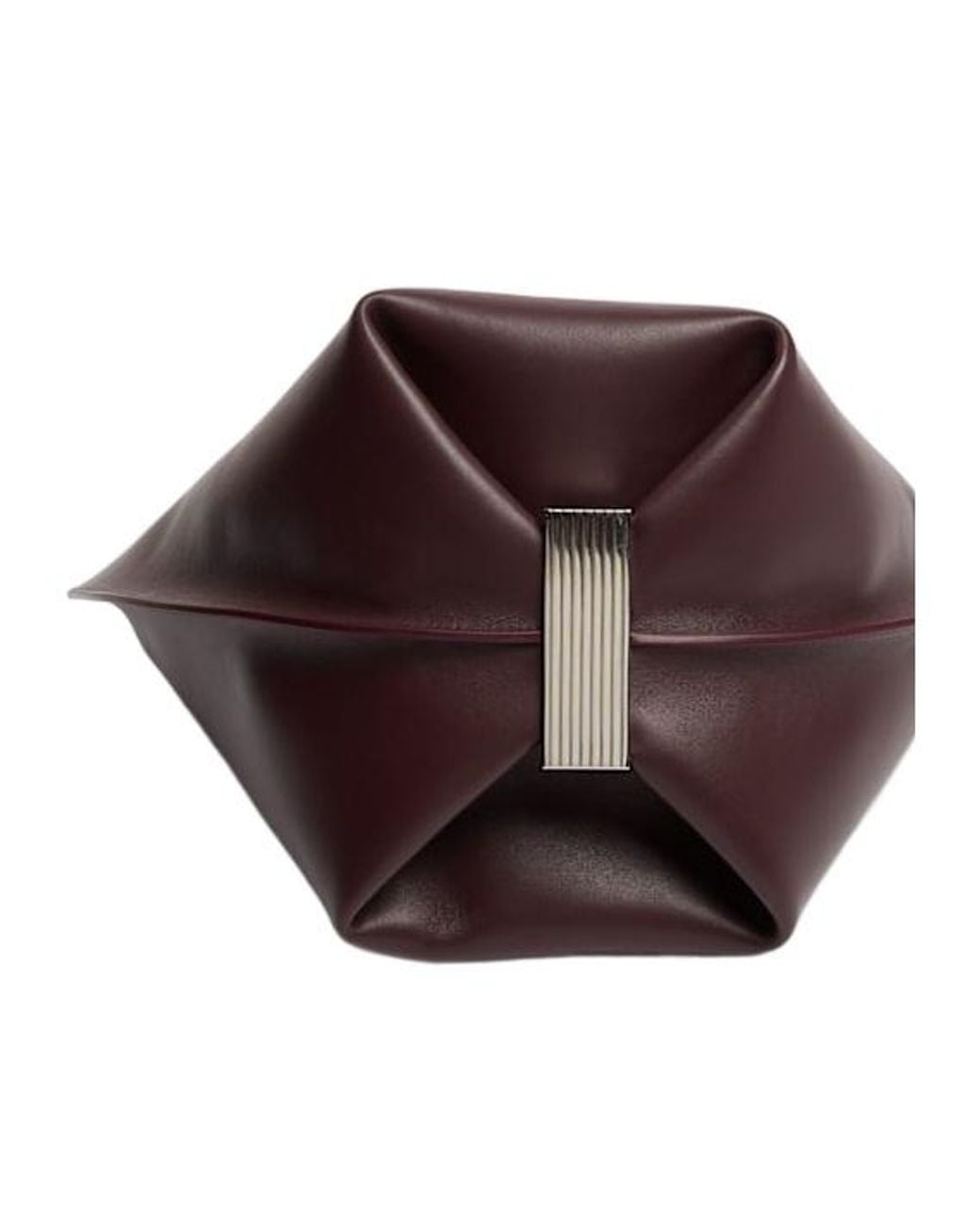 The Attico Purple Medium La Scoop Shoulder Bag
