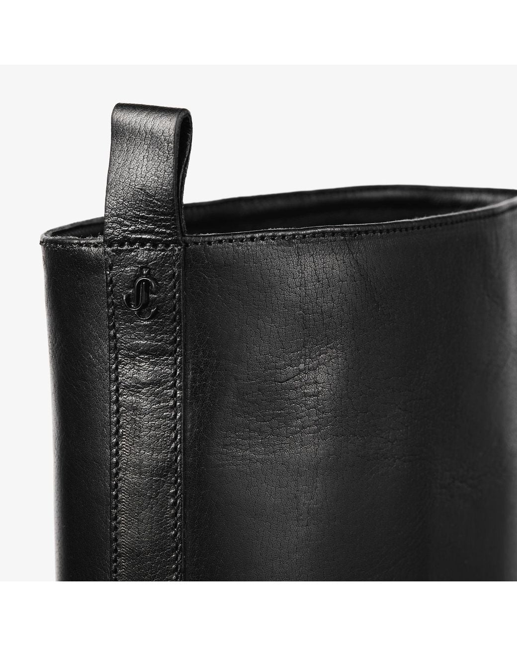 Jimmy Choo Black Mave 45 Knee-High Boots