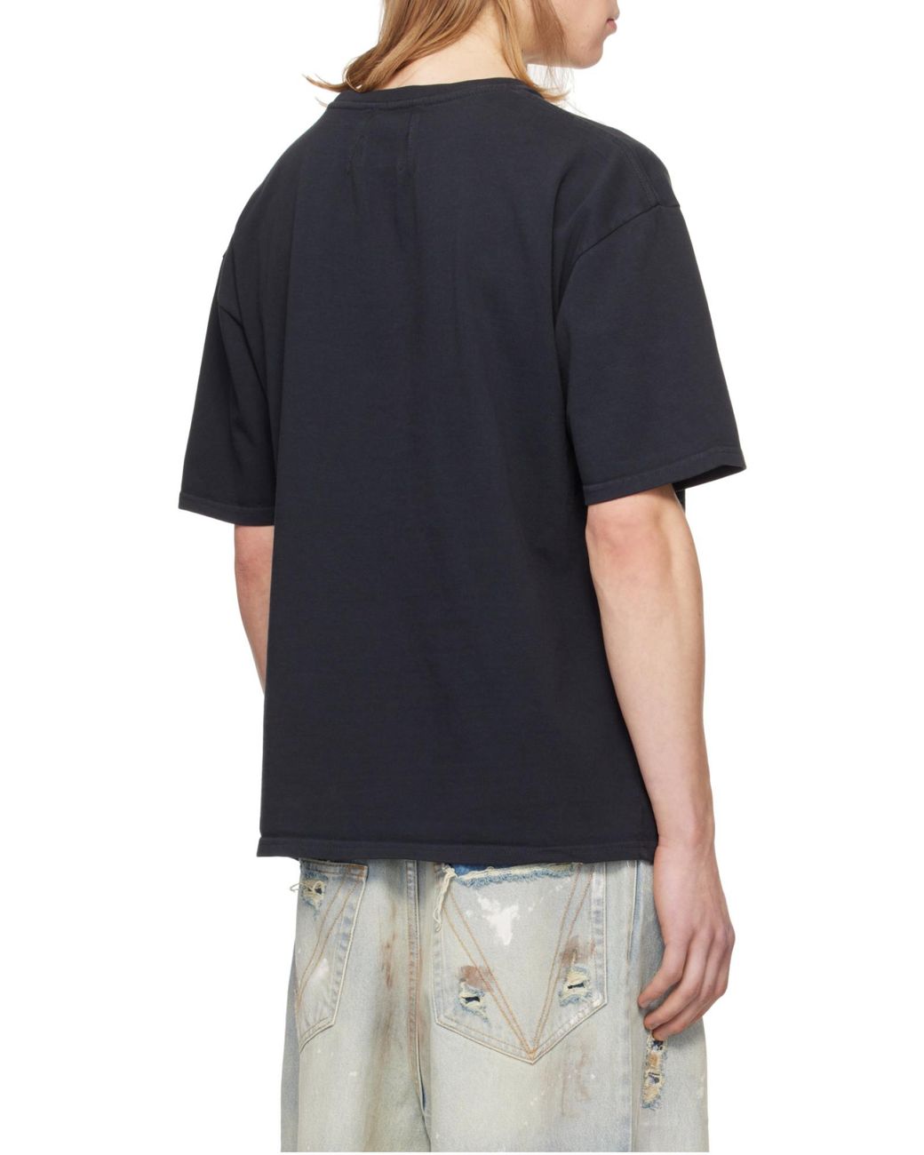 Rhude Black Caviar Tee for men
