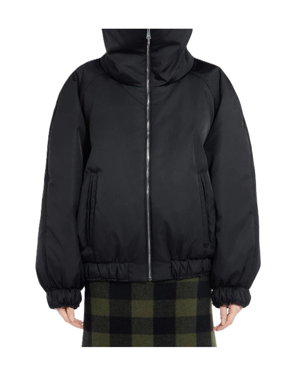 N°21 Black Zip-Up Padded Jacket